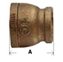 Bronze Reducing Coupling Diagram